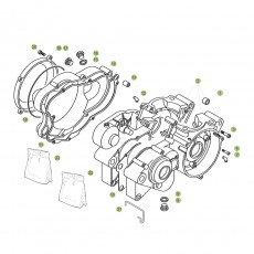 Beta EVO125 17 Motorgehäuse