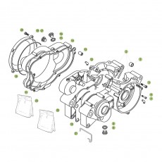 Beta EVO125 18 Motorgehäuse