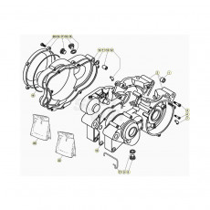 Beta EVO125 20 Motorgehäuse