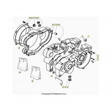 Beta  EVO125 Factory 20 Motorgehäuse