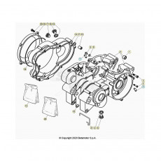 Beta  EVO125 Factory 23 Motorgehäuse