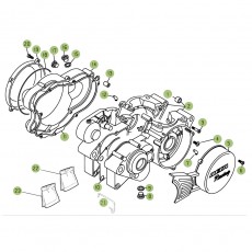 Beta EVO125 10 Mororgehäuse