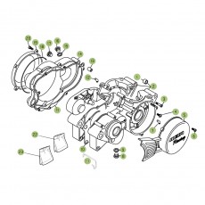 Beta EVO250 Factory 12 Motorgehäuse