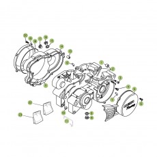 Beta EVO250 Factory 13 Motorgehäuse