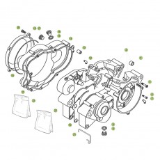 Beta EVO250 Factory 16 Motorgehäuse