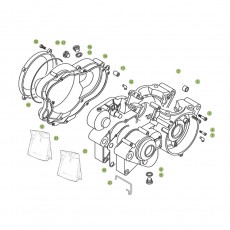 Beta EVO250 Factory 17 Motorgehäuse