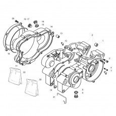 Beta EVO250 16 Motorgehäuse