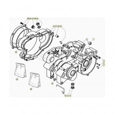 Beta EVO300 2T 20 Motorgehäuse