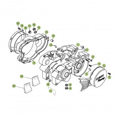Beta EVO300 Factory 14 Motorgehäuse 1
