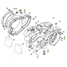 Beta EVO300 SS Factory 17 Motorgehäuse