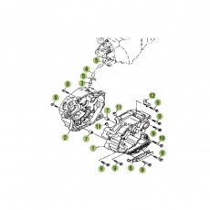 Beta RE125 09 Motorgehäuse 1