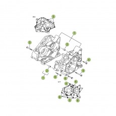Beta RR125 LC 13 Motorgehäuse 1