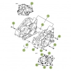 Beta RR125LC 4T 18 Motorgehäuse 1