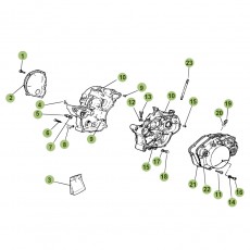 Beta RR50 Factory 13 Motorgehäuse