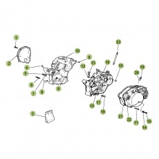 Beta RR50 Racing 16 Motorgehäuse