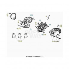 Beta RR50 Motard 24 Motorgehäuse