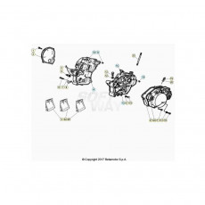 Beta RR50 Street Track 21 Motorgehäuse