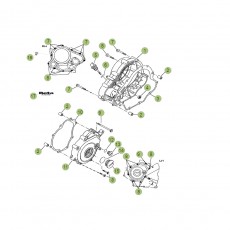 Beta RR125 LC 14-15 Motorgehäuse 2
