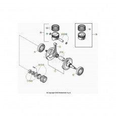Beta Alp 200 21 Kurbelwelle/Kolben/Ausgleichswelle 1