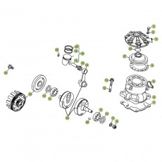 Beta  EVO125 Factory 14 Kurbelwelle/Kolben/Ausgleichswelle 1