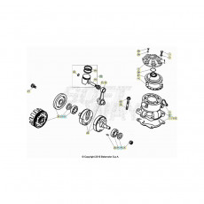 Beta EVO200 Factory 21 Kurbelwelle/Kolben/Ausgleichswelle