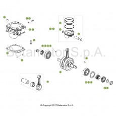 Beta EVO300 4T 18 Kurbelwelle/Kolben/Ausgleichswelle
