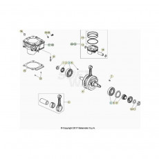 Beta EVO300 4T 21 Kurbelwelle/Kolben/Ausgleichswelle