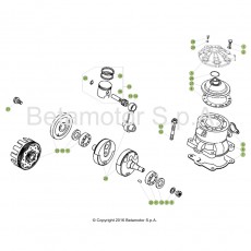 Beta EVO300 SS 17 Kurbelwelle/Kolben/Ausgleichswelle