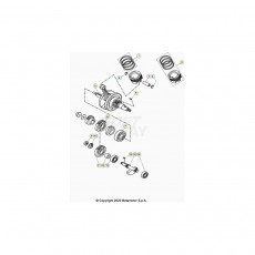 Beta RR125 LC 20 Kurbelwelle/Kolben/Ausgleichswelle