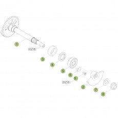 Beta RR350 Racing 15 Kurbelwelle/Kolben/Ausgleichswelle 1