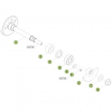 Beta RR430 Racing 15 Kurbelwelle/Kolben/Ausgleichswelle 1