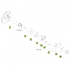 Beta RR480 Racing 15 Kurbelwelle/Kolben/Ausgleichswelle 1