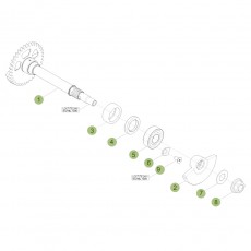 Beta RR480 Racing 16 Kurbelwelle/Kolben/Ausgleichswelle 1