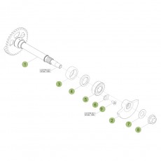 Beta RR480 Racing 4T 18 Kurbelwelle/Kolben/Ausgleichswelle 1