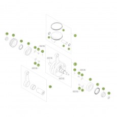 Beta RR350 12 Kurbelwelle - Kolben - Ausgleichswelle 2