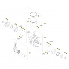Beta RR350 17 Kurbelwelle/Kolben/Ausgleichswelle 2