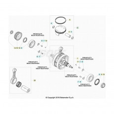 Beta RR350 20 Kurbelwelle/Kolben/Ausgleichswelle 2