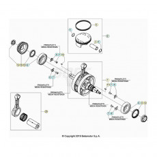 Beta RR350 24 Kurbelwelle/Kolben/Ausgleichswelle 2