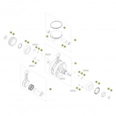 Beta RR430 15 Kurbelwelle/Kolben/Ausgleichswelle 2