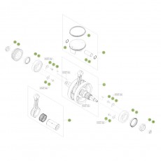 Beta RR480 15 Kurbelwelle/Kolben/Ausgleichswelle 2