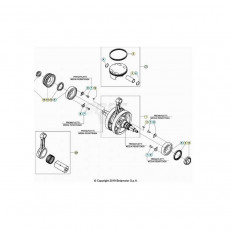 Beta RR480 21 Kurbelwelle/Kolben/Ausgleichswelle 2
