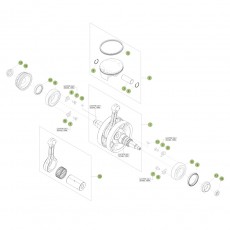 Beta RR480 4T 18 Kurbelwelle/Kolben/Ausgleichswelle 2