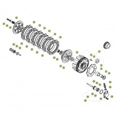 Beta  EVO125 Factory 16 Primärtrieb/Kupplung