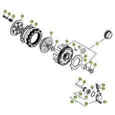 Beta EVO125 11 Primärtrieb - Kupplung