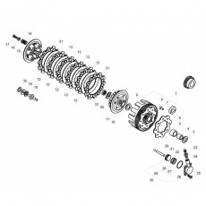 Beta EVO125 12 Primärtrieb - Kupplung