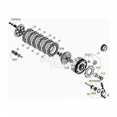 Beta EVO200 24 Primärtrieb/Kupplung