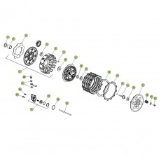 Beta EVO250 4T 09 Primärtrieb/Kupplung