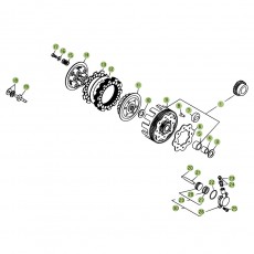 Beta EVO290 11 Primärtieb/Kupplung