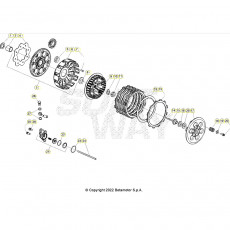 Beta EVO300 4T 24 Primärtrieb/Kupplung