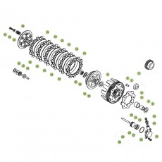 Beta EVO300 Factory 15 Primärtrieb/Kupplung